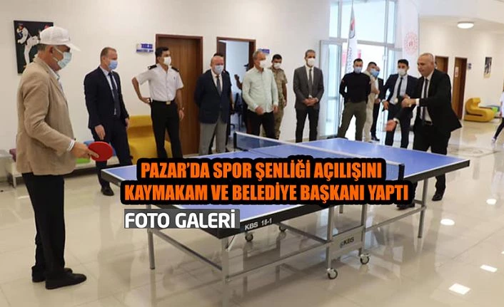 Pazar’da Spor Şöleni Başladı.