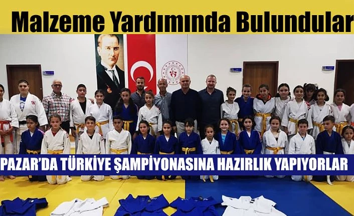 PAZAR’DA TÜRKİYE ŞAMPİYONASINA HAZIRLANIYOR.