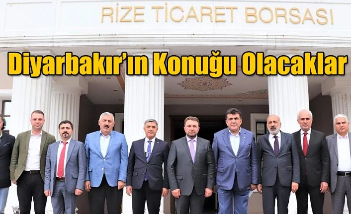 RİZE TİCARET BORSASI KASIM’DA DİYARBAKIR’IN ONUR KONUĞU OLACAK