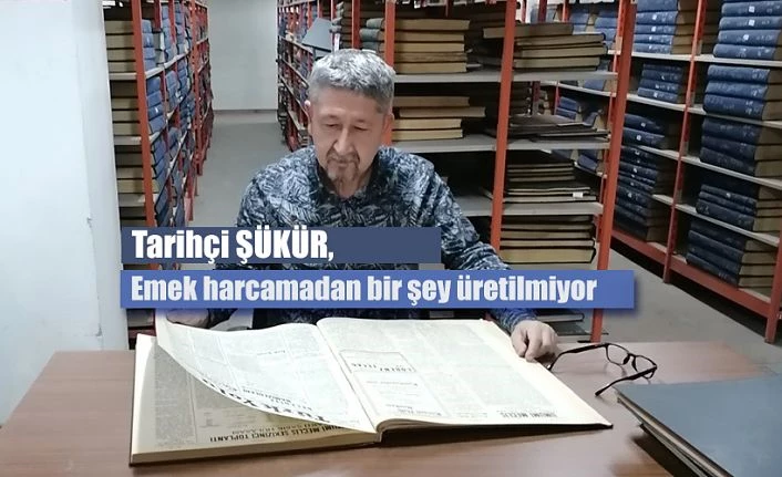 Tarihçi Rıdvan Şükür, Ankara’da yeni kitap için çalışmalarına devam ediyor