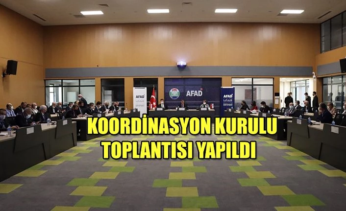 2021 Yılı IV. Dönem İl Koordinasyon Kurulu Toplantısı Yapıldı