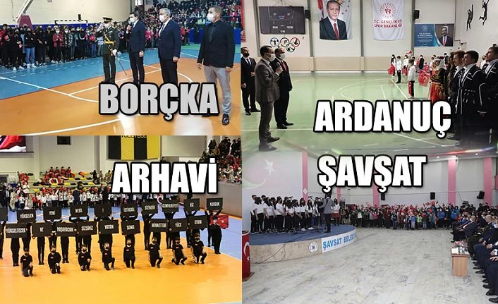 Arhavi,Şavşat,Borçka ve Ardanuç