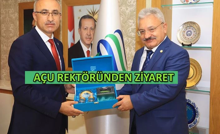 AÇÜ REKTÖRÜ BİLGİN’DEN RİZE RTE ÜNİVERSİTESİNE ZİYARET