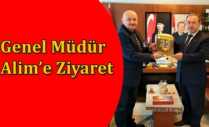 KÜRESEL GAZETECİLER KONSEYİNDEN GENEL MÜDÜRÜ ALİM’E ZİYARET