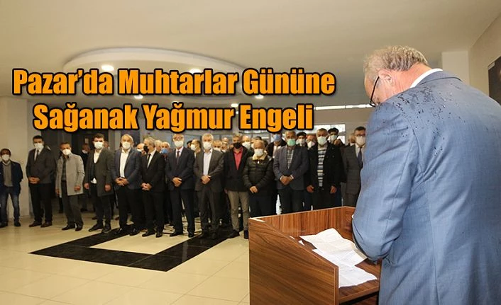 Muhtarlar Günü Kutlamalarına Yağmur Engeli