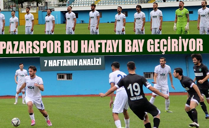 Pazarspor 8.hafta ligi BAY geçirecek