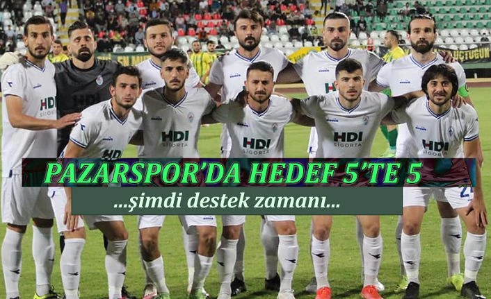 Pazarspor galibiyet serisini sürdürmek istiyor.