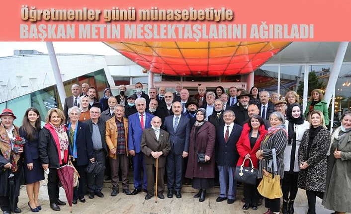 BAŞKAN METİN 65 YAŞ ÜSTÜ EMEKLİ ÖĞRETMENLERİ AĞIRLADI