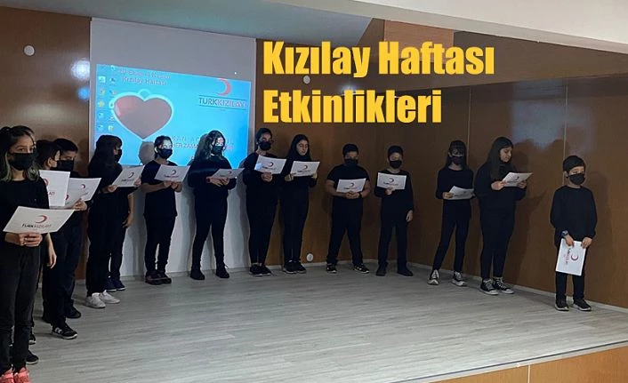 KIZILAY HAFTASI ETKİNLİĞİ DÜZENLENDİ.