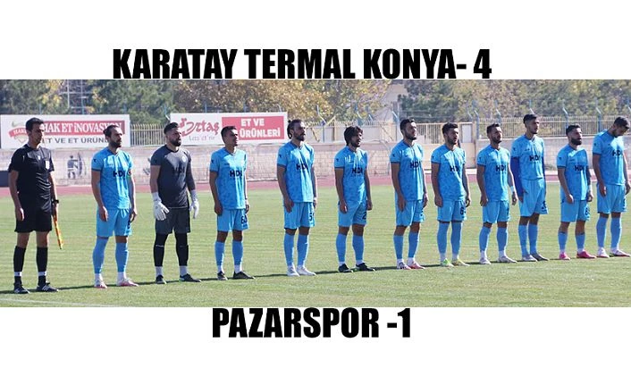 Konya 4 Pazarspor 1