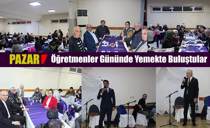 Öğretmenlere, Öğretmenevinde yemek verildi.