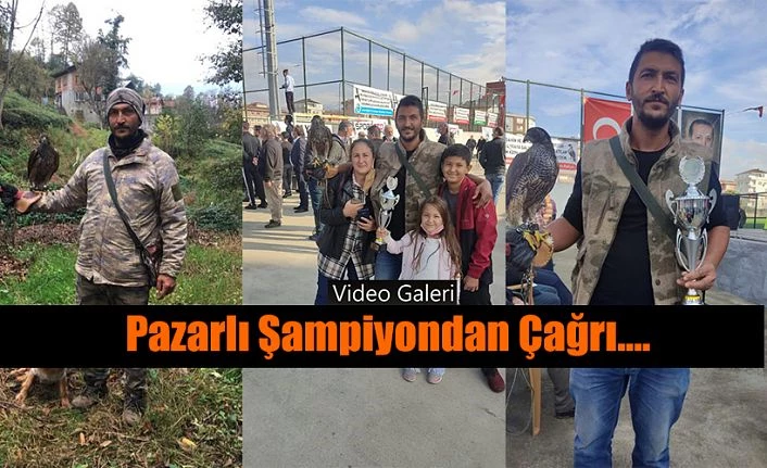 Şampiyon Pazarlı yetkililere seslendi.