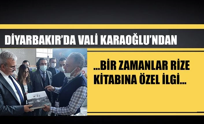 VALİ KARALOĞLU’NDAN BİR ZAMANLAR RİZE KİTABINA ÖZEL İLGİ