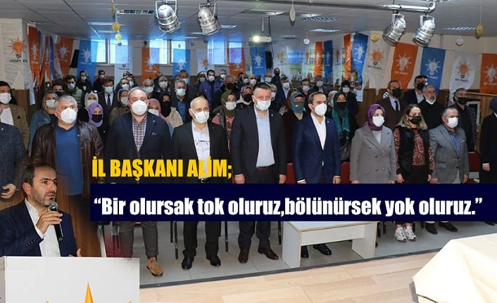 AK PARTİ DEREPAZARI İLÇE DANIŞMA MECLİS TOPLANTISI YAPILDI