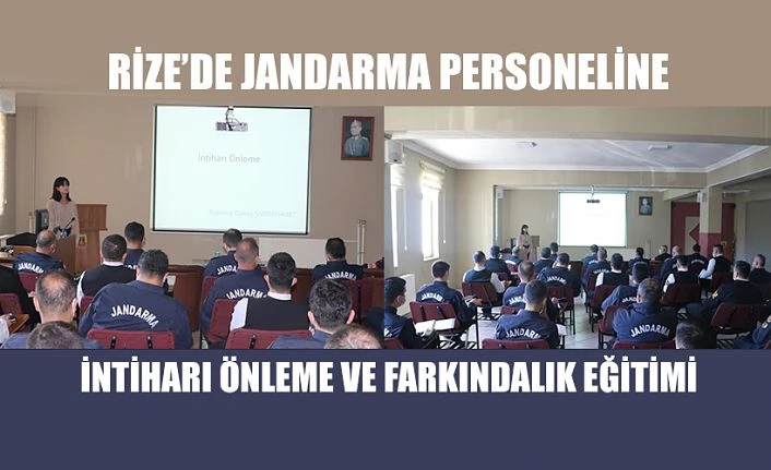 Jandarma personeline “İntiharı Önleme ve Farkındalık” eğitimi