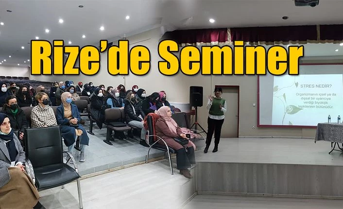 Kadın öğretmenlere “Stres Yönetimi” semineri