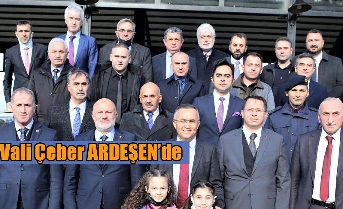 RİZE VALİSİ ÇEBER ARDEŞEN’DE BİR DİZİ İNCELEMELERDE BULUNDU