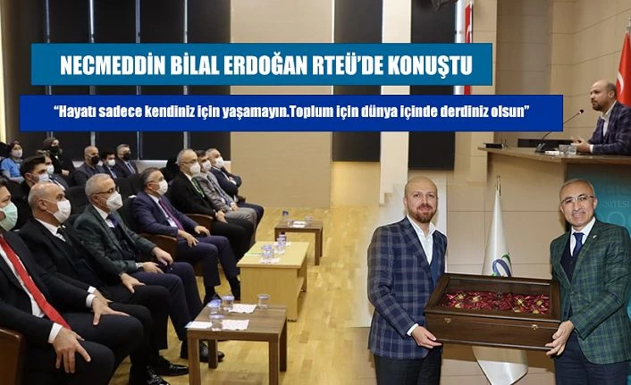 RTEÜ’den “Gelecek İçin Bugünün Sorumlulukları” Konulu Söyleşi