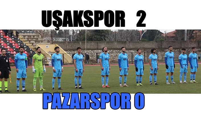 Uşakspor - Pazarspor maç sonucu: 2-0