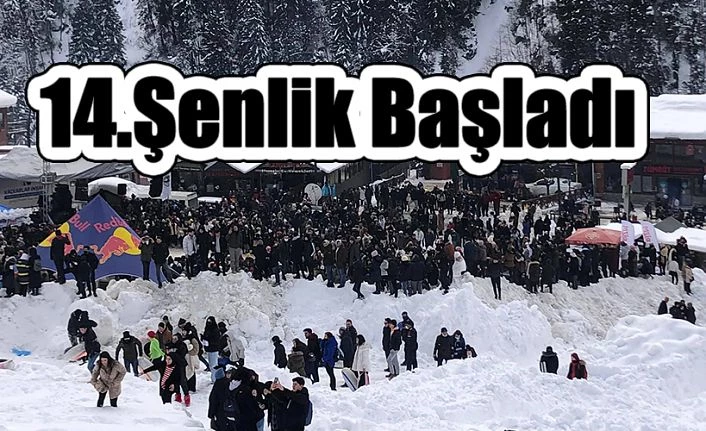 Ayder Kar Festivali Başladı