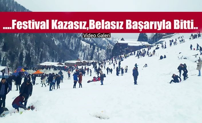 Festival,Hiçbir Olumsuzluk Yaşanmadan Tamamlandı