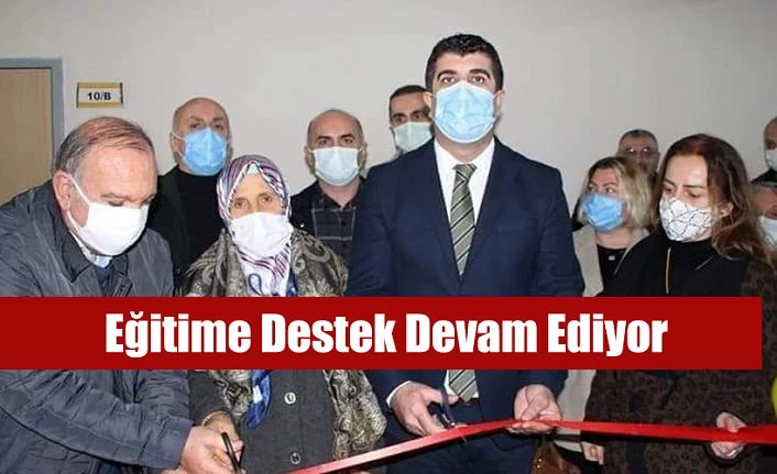 HAYIRSEVERLERİN EĞİTİME DESTEKLERİ DEVAM EDİYOR