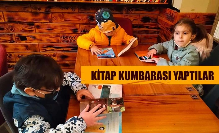 KİTAP KUMBARASI YAPTILAR