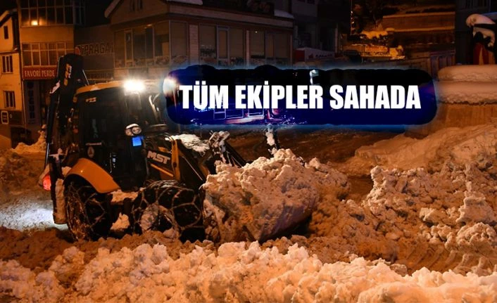 TÜM EKİPLERİ İLE SAHADA