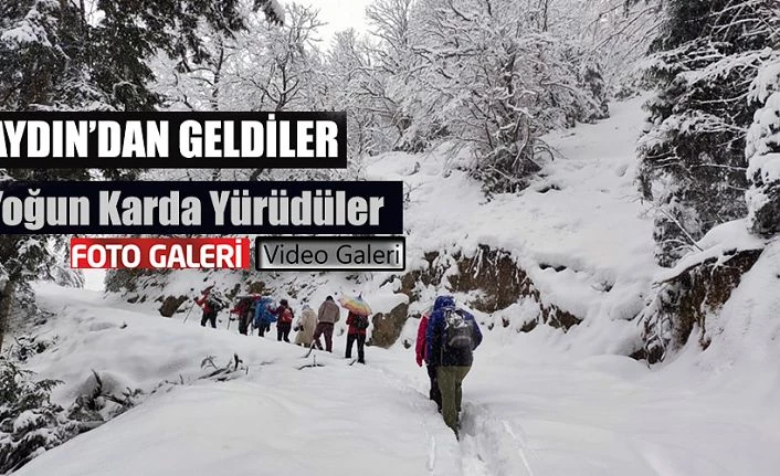 Yoğun Kar ’da 2,5 Saat yürüyüş