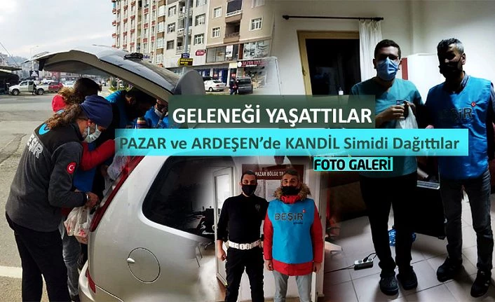 Beşir Derneği Kandil Simidi Dağıttı.