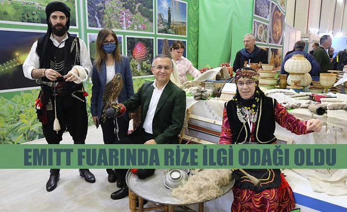 EMITT Fuarında Rize Stantlarına Büyük İlgi