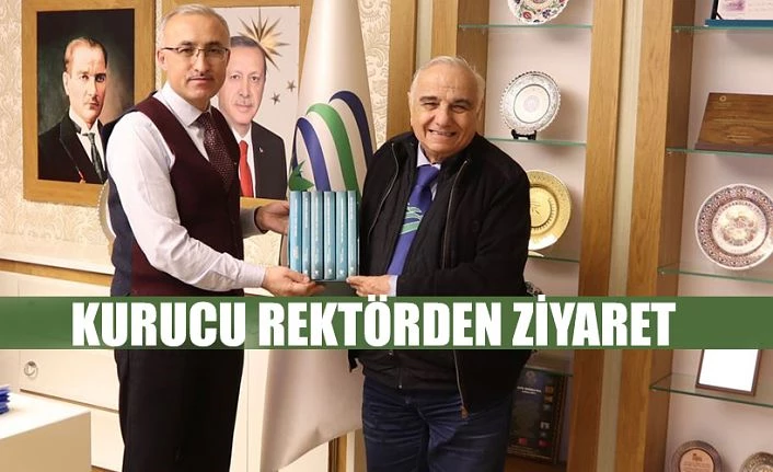 Kurucu Rektörden RTEÜ Üniversitesine Ziyaret