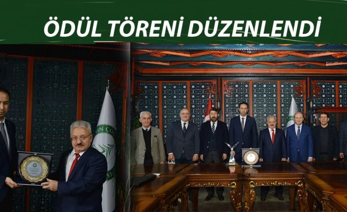 ÖDÜL TÖRENİ DÜZENLENDİ