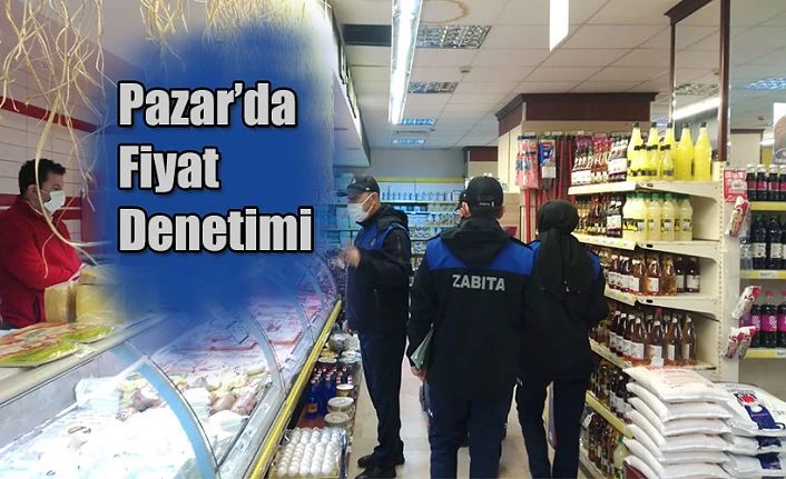 Pazar İlçesinde Denetimler Sürüyor