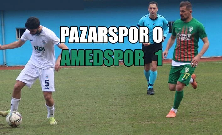 Pazarspor evinde Mağlup Oldu 0-1