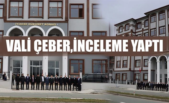 Vali Çeber, Yeni Hizmet Binalarında İncelemelerde Bulundu