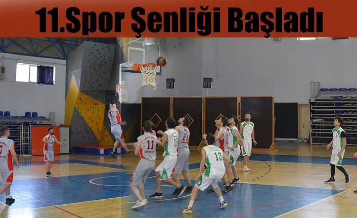 11. SPOR ŞENLİĞİ BAŞLADI