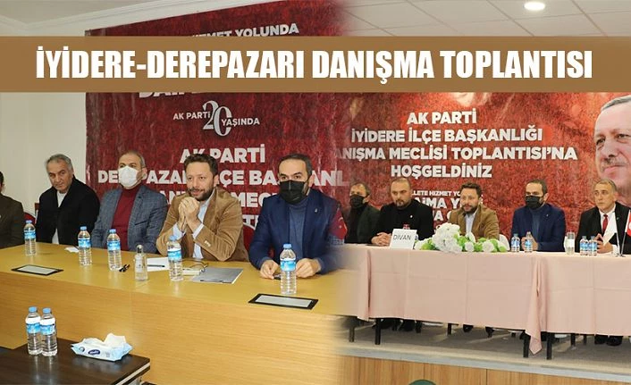 AK PARTİ  İLÇE DANIŞMA TOPLANTILARI YAPILDI