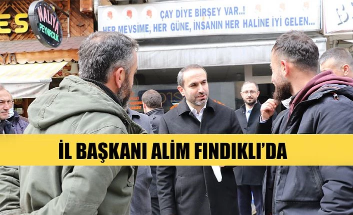 ALİM “DEVLET MİLLET EL ELE BU SÜREÇLERİ DE ATLATACAĞIZ”