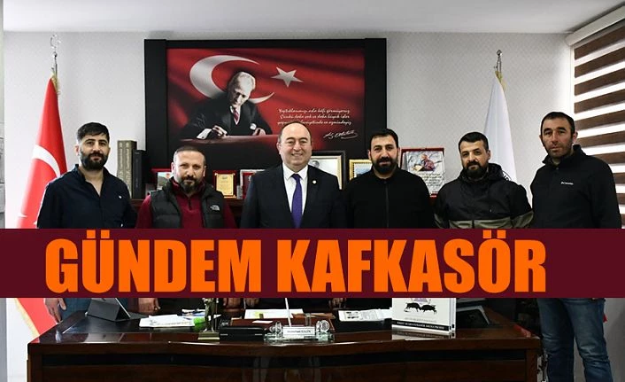 BOĞACILAR DERNEĞİNDEN BAŞKAN ELÇİN’E ZİYARET