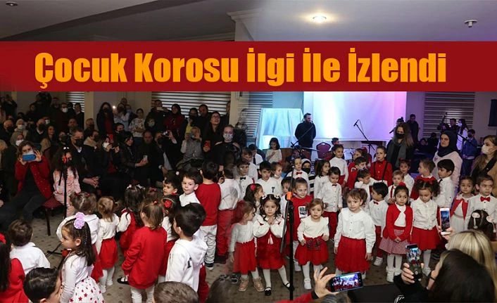 ÇOCUK KOROSU KONSER PROGRAMI ALKIŞLANDI