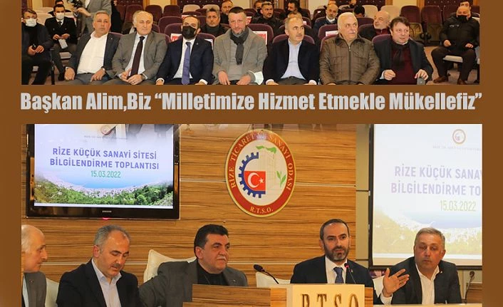 İL BAŞKANI ALİM SANAYİ SİTESİ TEMSİLCİLERİ İLE BİR ARAYA GELDİ