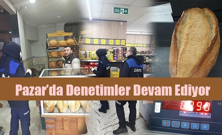 Market ve Fırınlarda Fiyat ve Gramaj Denetimi Yapıldı.