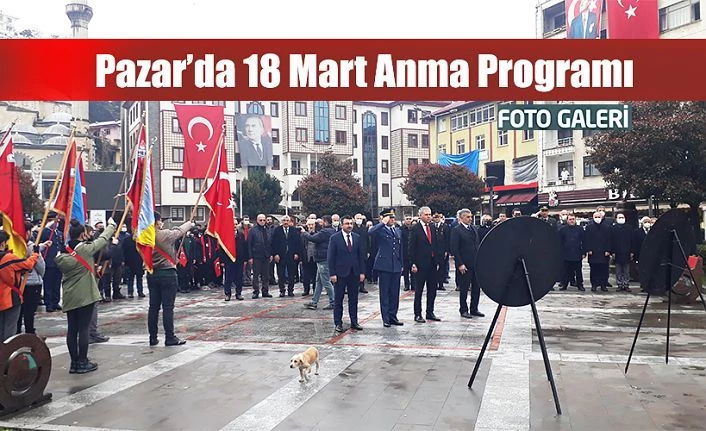 Pazar’da Anma Program