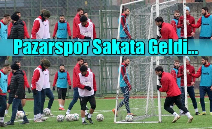 Pazarspor Ankara’ya 8 oyuncu eksik gidiyor.