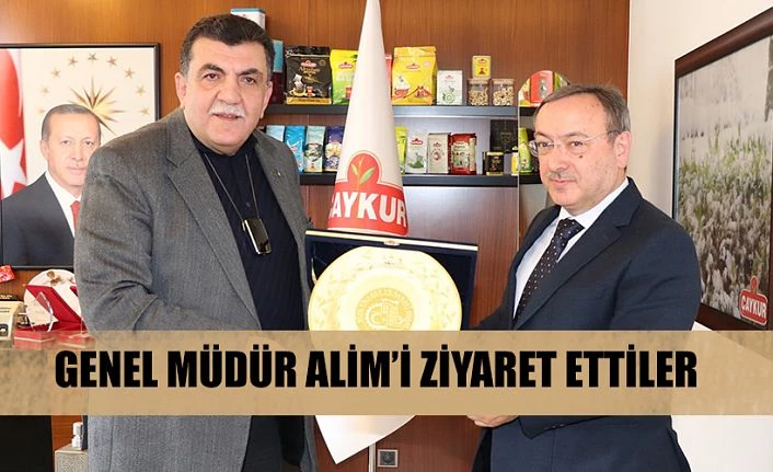 RTSO YÖNETİMİNDEN  GENEL MÜDÜR ALİM’E ZİYARET