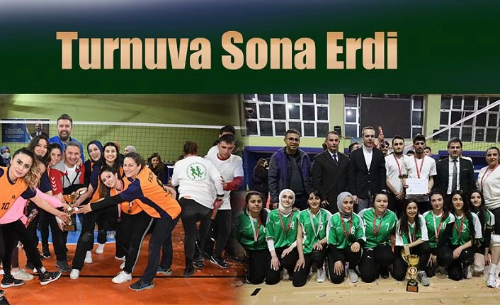 SULTANLAR VOLEYBOL TURNUVASI SONA ERDİ.