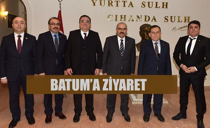 TSO BAŞKANI BATUM’DA ZİYARETLERDE BULUNDU