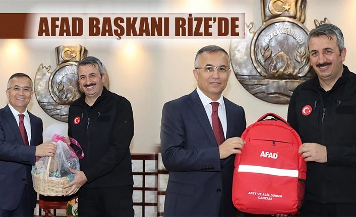 AFAD Başkanı Sezer’den Vali Çeber’e Ziyaret