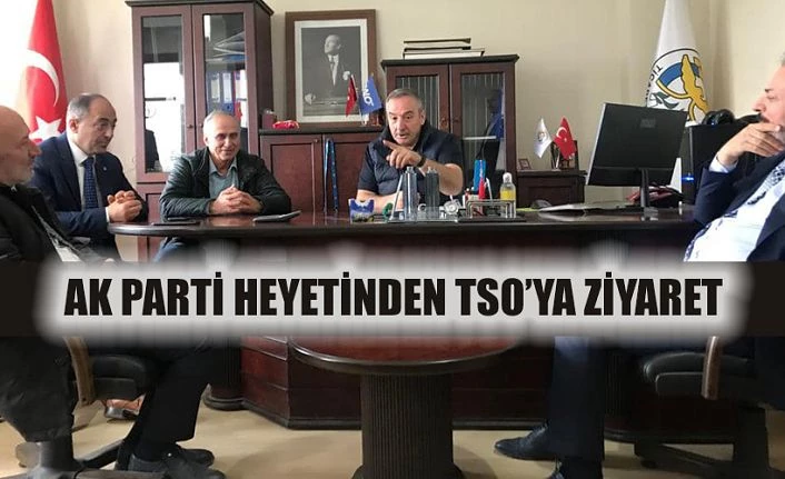 AKPARTİ HEYETİNDEN TSO’YA ZİYARET